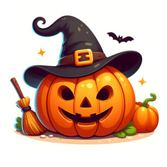 Complete Collection of Halloween Vectors on White Background – Spooky & Fun Icons for Your Designs