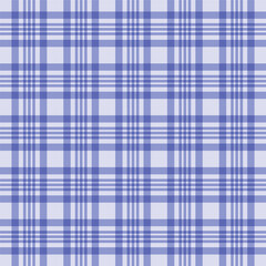 Seamless blue plaid pattern