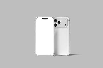 Phone Screen Blank Mockup Template