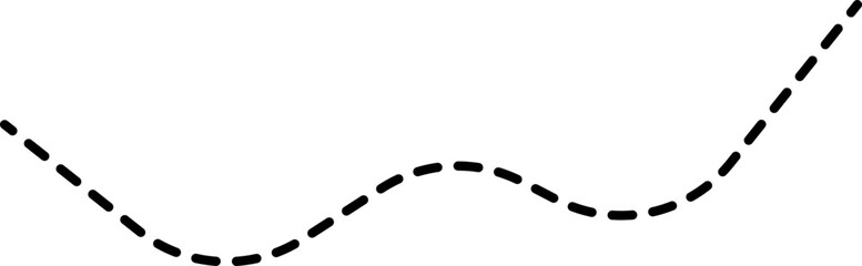 A dotted line graph showing an upward trend in data points over time.