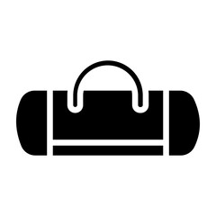 Field Bag Vector Glyph Icon Design