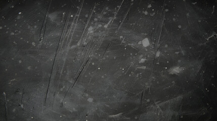 A weathered dark surface covered in scratches scuffs and stains from heavy use creating an abstract grunge texture