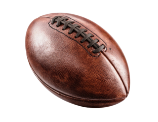 Vintage American football, leather ball