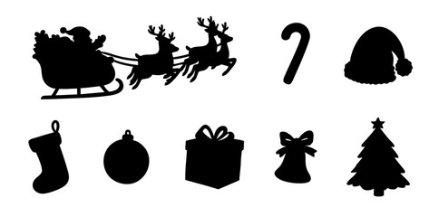 PNG xmas silhouettes 