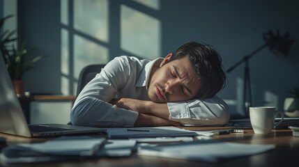 businessman in office