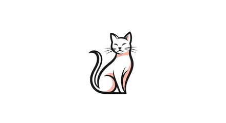 Elegant Cat Logo