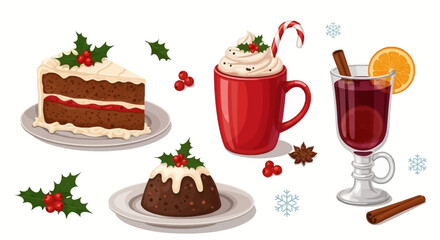 Indulge in festive cheer with decadent Christmas desserts and warm winter drinks, perfect for holiday baking projects and joyful celebrations