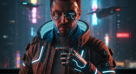 Man Cyberpunk