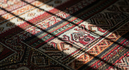 colorful wool carpet
