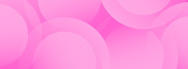 minimalist banner background pink gradations.circle shape.abstract memphis background.simple design.trendy.vector