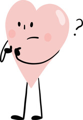 illustration of heart cute cartoon why me png file
