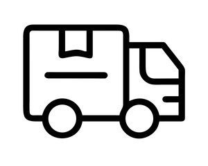 Delivery truck icon for transportation needs
