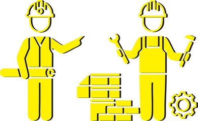 Builders Working Together on a Construction Project