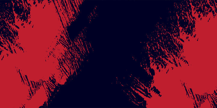 red vector layout with flat lines on backround blue. Decorative shining illustration with lines on abstract template.