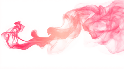 Red smoke isolated on a white or transparent PNG background. Perfect for abstract art, digital designs, visual effects, creative overlays, cinematic visuals, modern graphics, and artistic compositions