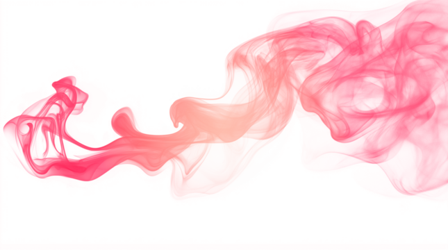 Red smoke isolated on a white or transparent PNG background. Perfect for abstract art, digital designs, visual effects, creative overlays, cinematic visuals, modern graphics, and artistic compositions - Powered by Adobe