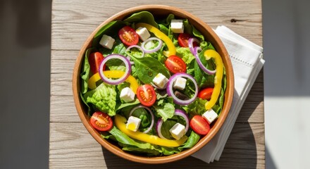Fresh Healthy Salad Bowl 4