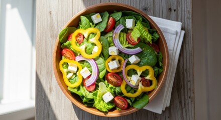 Fresh Healthy Salad Bowl 3