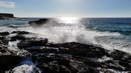 between the sea, the sky and the earth