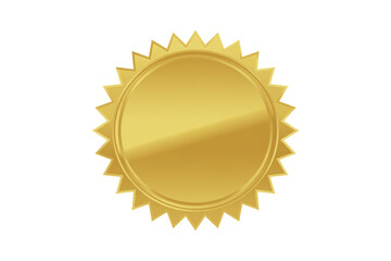 Premium gold award seal for excellence and achievement