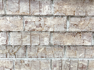 Textured brick with visible mortar joints