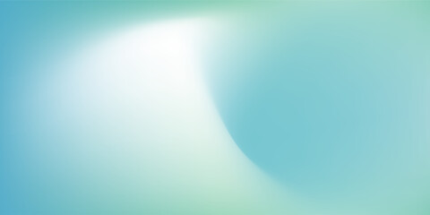 Abstract green blue color gradient background.
