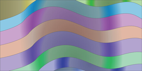 Colorful wavy lines create a vibrant and dynamic abstract background with a modern and artistic feel