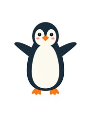 Obraz premium Cute cartoon penguin (1)