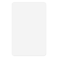 Vertical Frosted Glass Panel, Phone Screen Mockup on Transparent Background

