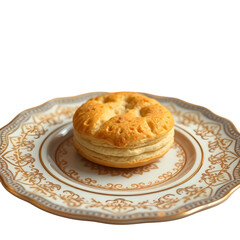 apple pie on a plate