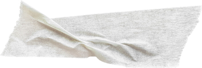 Torn kraft tape set on transparent background Collection of adhesive tape pieces on transparent...