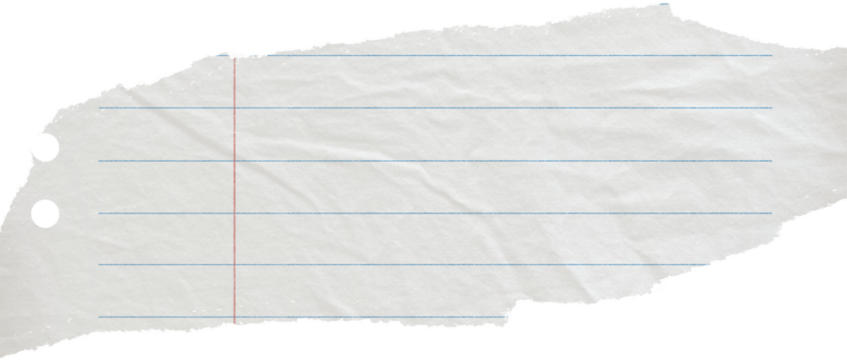 Torn paper edges on transparent background. Torn sheets of paper. Torn paper strips set. Sticky notes, shreds of notebook pages. Vector illustration realistic torn paper edges