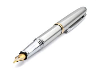 Metallic fountain pen