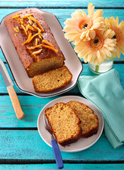 Marmalade and poppy seed cake