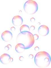 iridescent soap bubbles beautiful bubbles Vector of colored soap bubbles Bubbles Photoshop Overlays: Realistic Soap air bubbles Photo effect The effect of falling and flying bubbles. Glass bubble effe