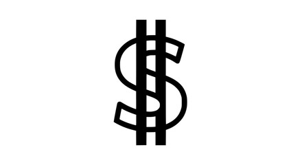 Symbol representing financial exchange and monetary value