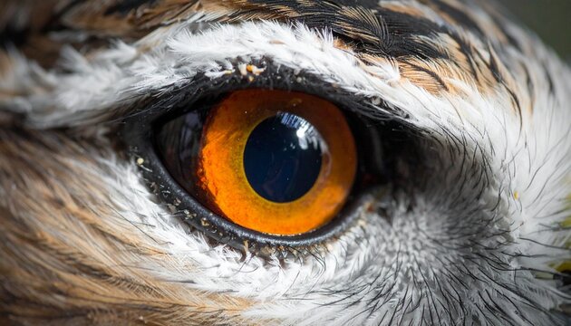 closeup of egal eyes