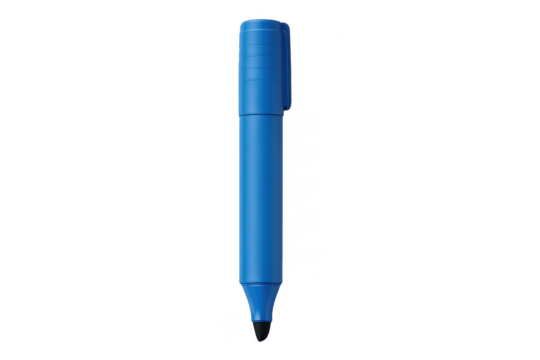 Blue marker pen for drawing and writing - Powered by Adobe