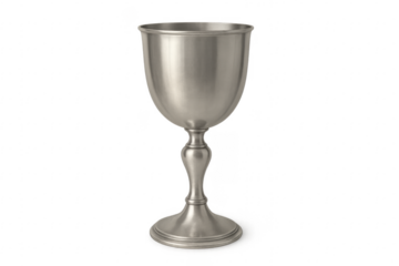 Silver chalice goblet representing success and victory