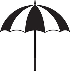 Obraz premium Set of umbrellas, Set of beach umbrella and chair icons isolated on white background,Umbrella icon set. Vector illustration.