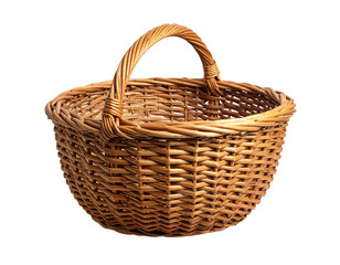 Obraz premium Weidekorb, transparenter Hintergrund, png