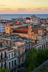 Historic Havana Cityscape at Golden Hour