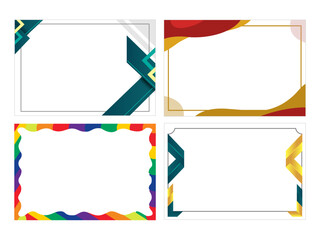 frame certificate set