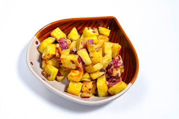 さつまいもの揚げ焼き