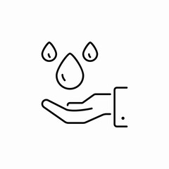 water care icon sign vector