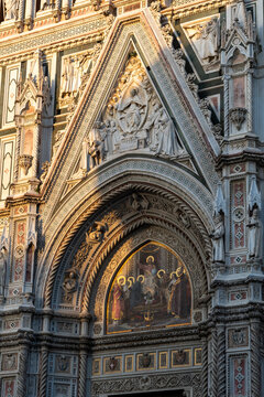 Cathedral of Santa Maria del Fiore mosaic, Florence, Tuscany, Italy
