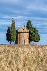 Capella Di Vitaleta, San Quirico d’Orcia, Siena Province, Tuscany, Italy