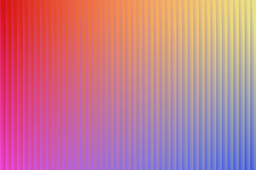 A vibrant gradient background with vertical lines, transitioning from red and pink to orange, yellow, and blue, creating a visually appealing and modern design