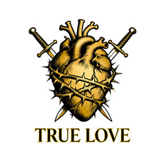 CUORE SACROE SPADE TRUE LOVE 