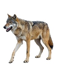 Obraz premium Gray wolf in profile